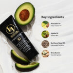Black Girl Sunscreen® original SPF 30 hero ingredients – avocado oil jojoba cacao for melanin-rich skin