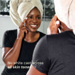 BGS Men SPF 30 worn on deep to medium melanin-rich skin – no white cast proof for men