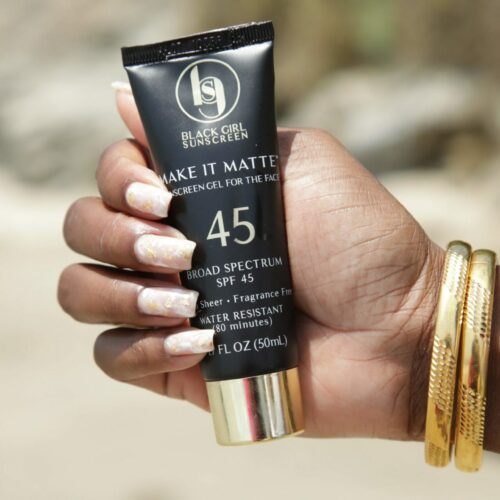matte finish sunscreen