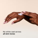 Make It Glow™ SPF 30 worn on deep to medium melanin-rich skin – glow with no white cast