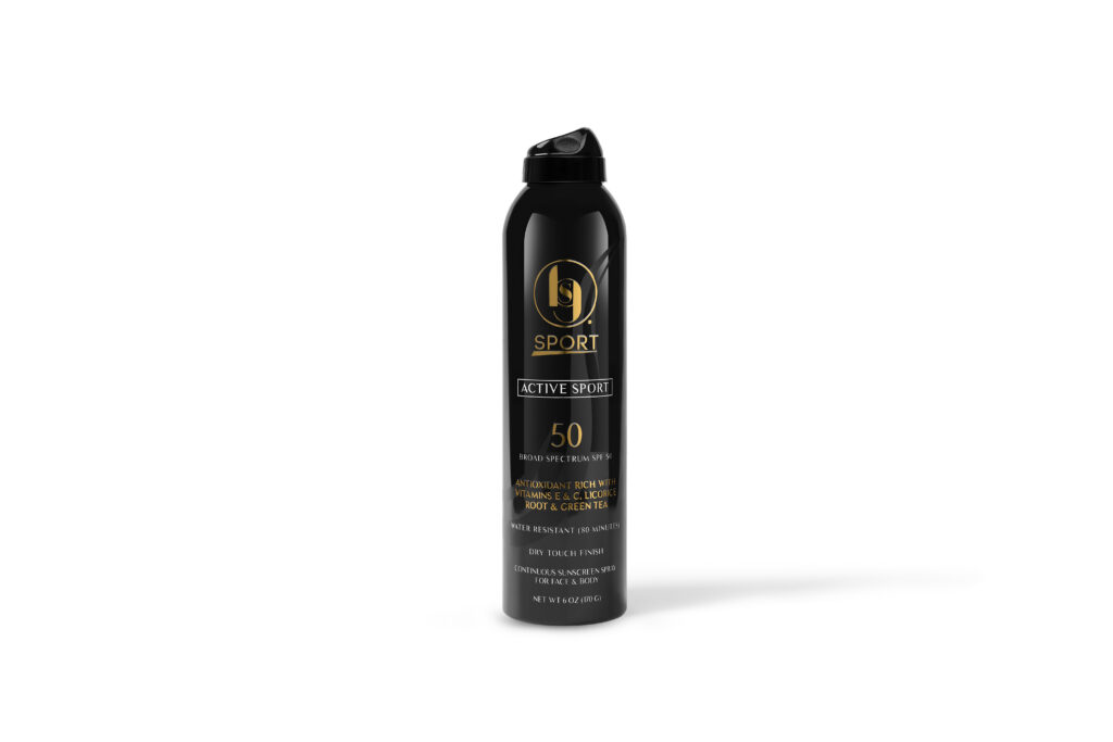 BGS Active Sport Spray SPF 50 — sport sunscreen for dark skin water-resistant